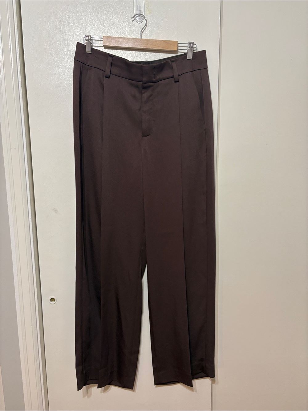 NWT Vince Brown Dress Pants Sz 12 - Classic Tailored Trousers